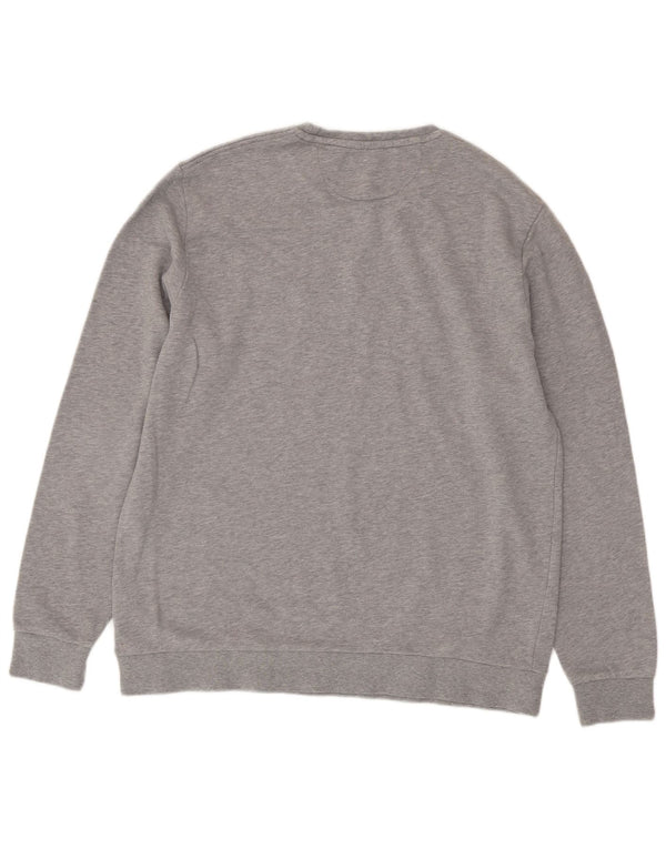 Hackett Mens Classic Fit Sweatshirt Jumper XL Gris Coton