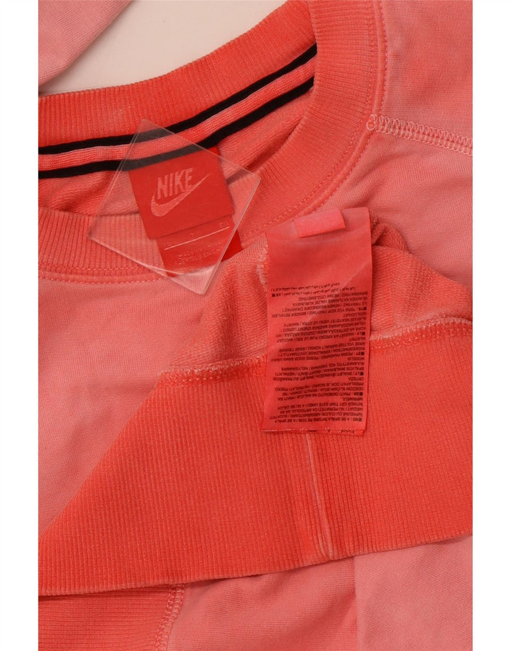 NIKE Sweat-shirt graphique pour homme XL en coton rose