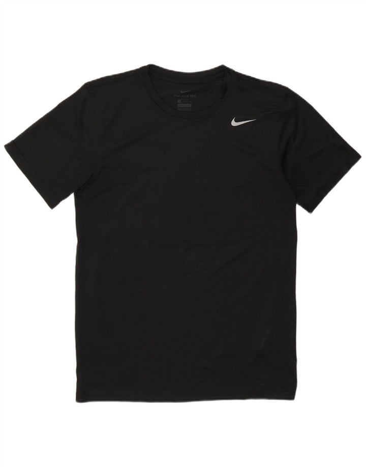 Nike Hommes Dri Fit T-Shirt Haut Petit Noir Polyester