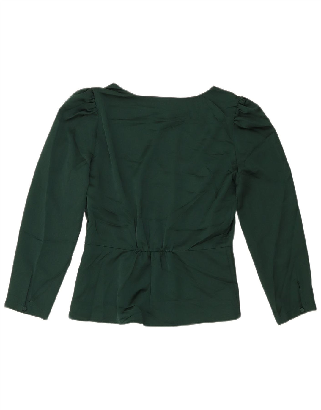 J. CREW Chemisier à manches 3/4 pour femme US 4 Petit Vert Polyester