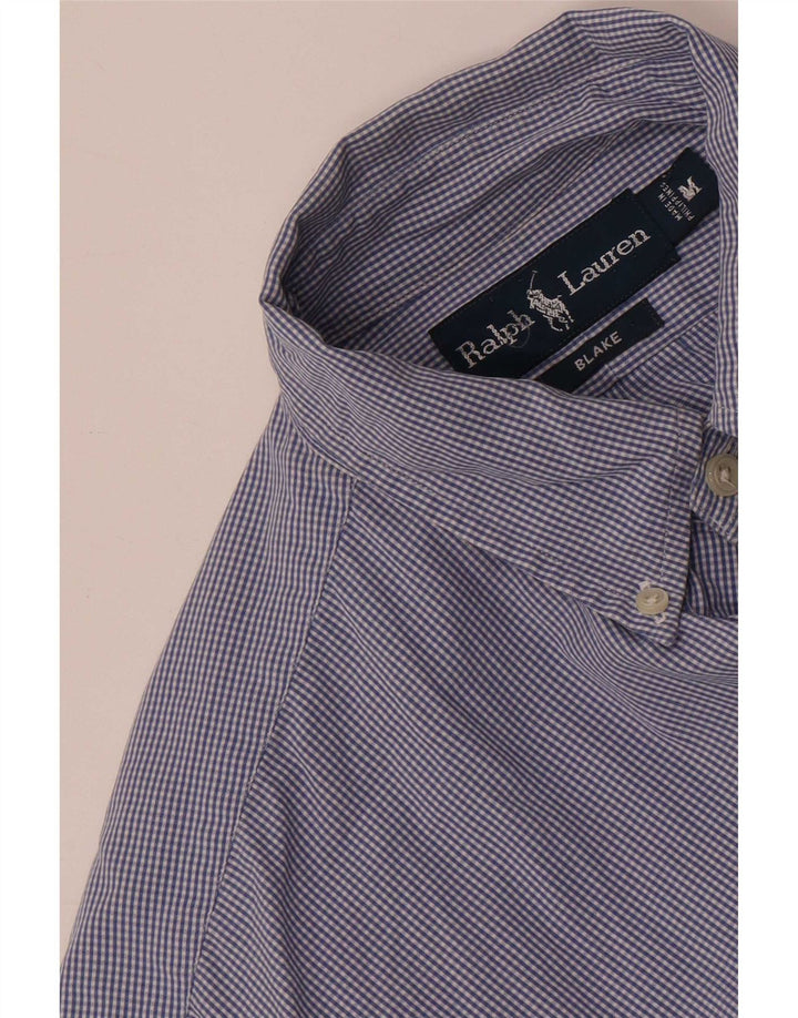 Ralph Lauren Chemise Blake Homme Bleu Marine Moyen en Coton Vichy