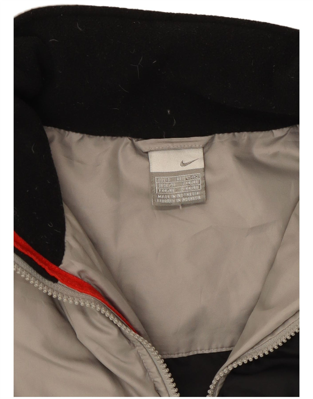 Nike Manteau rembourré pour homme UK 36/38 Petit Gris Polyester