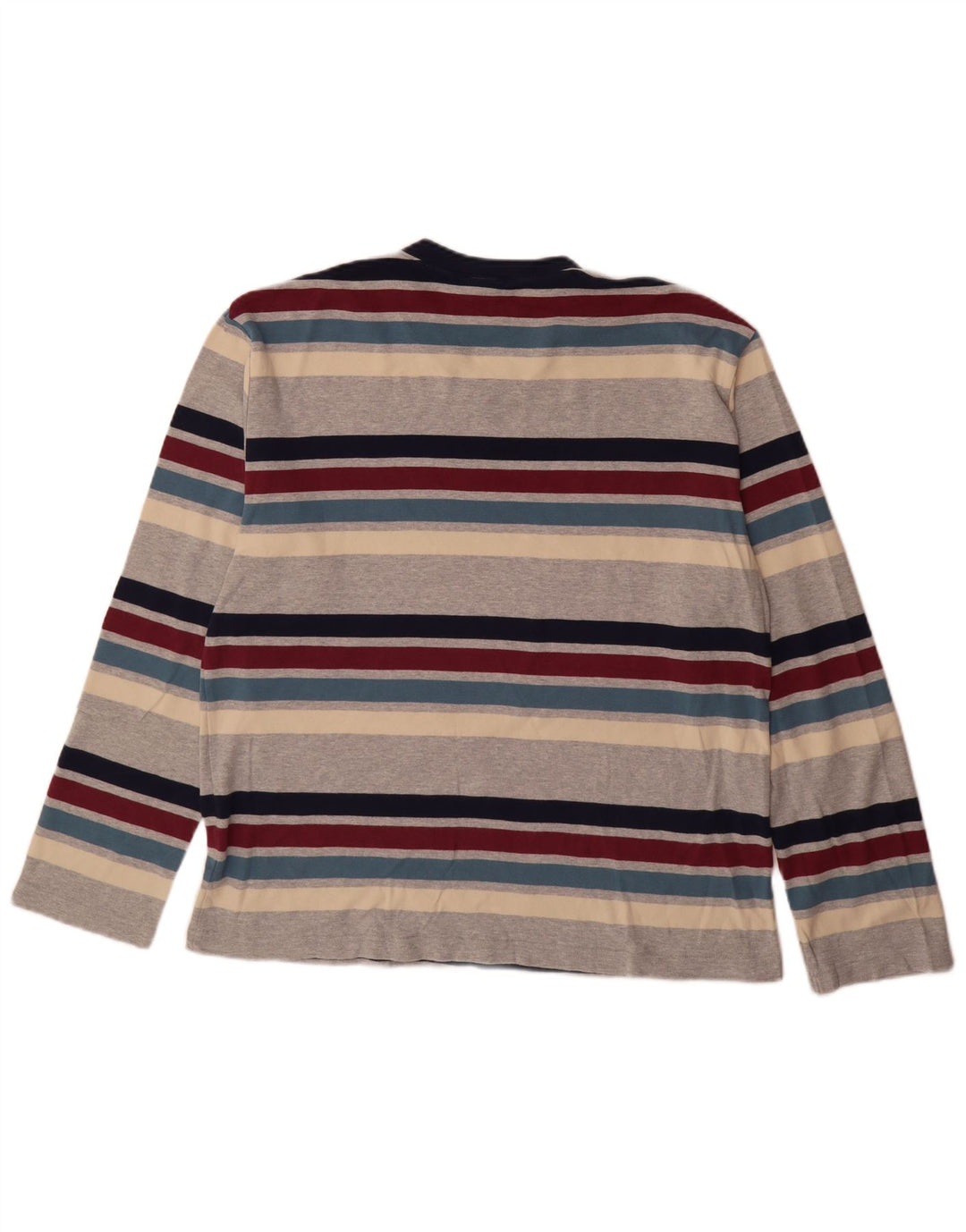 Fila Homme Haut Manches Longues XL Coton Rayé Multicolore