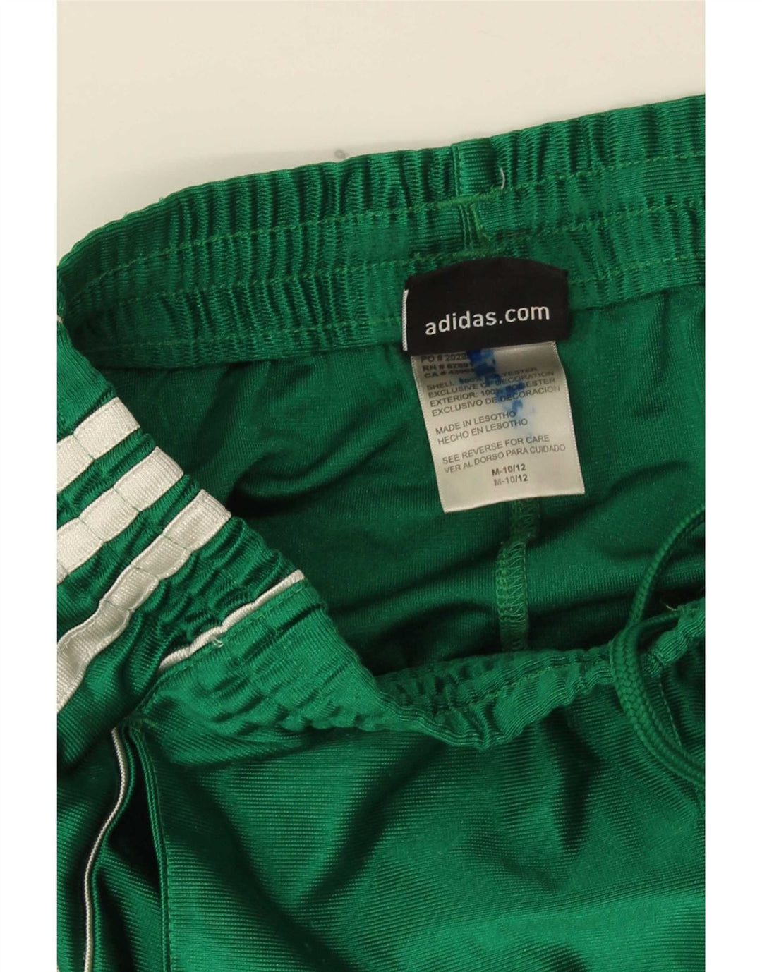 Adidas Short de Sport Garçon 10-11 Ans Vert Moyen Polyester