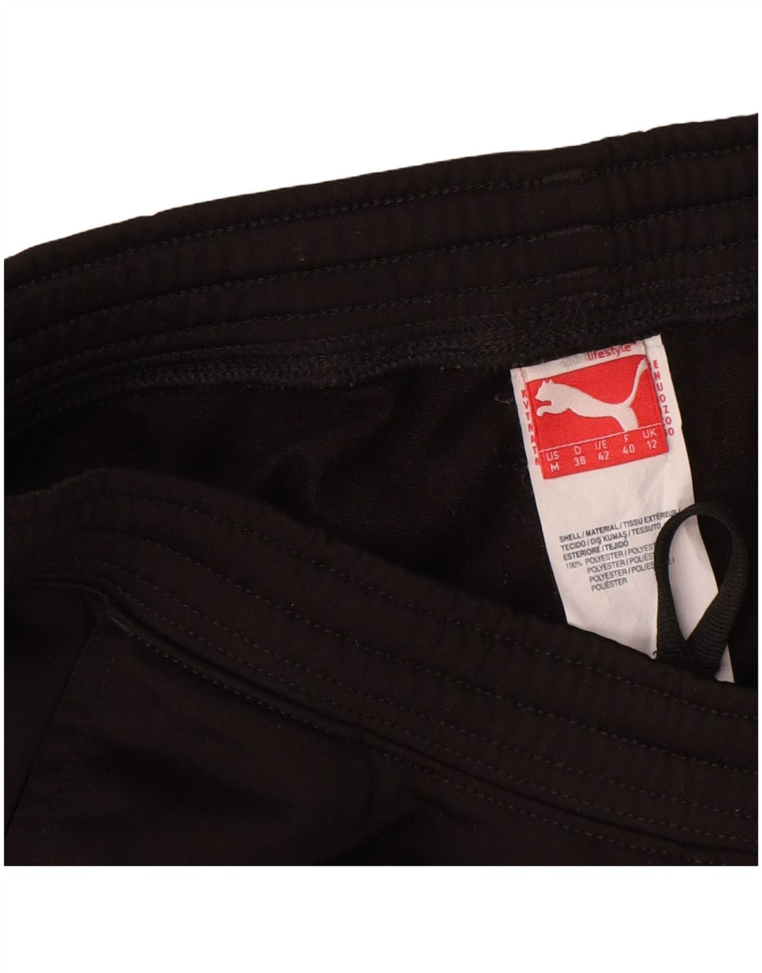 Puma Pantalon de survêtement pour femme UK 12 Medium Noir Polyester