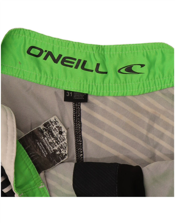 O'Neill Short de bain graphique homme en polyester rayé noir moyen