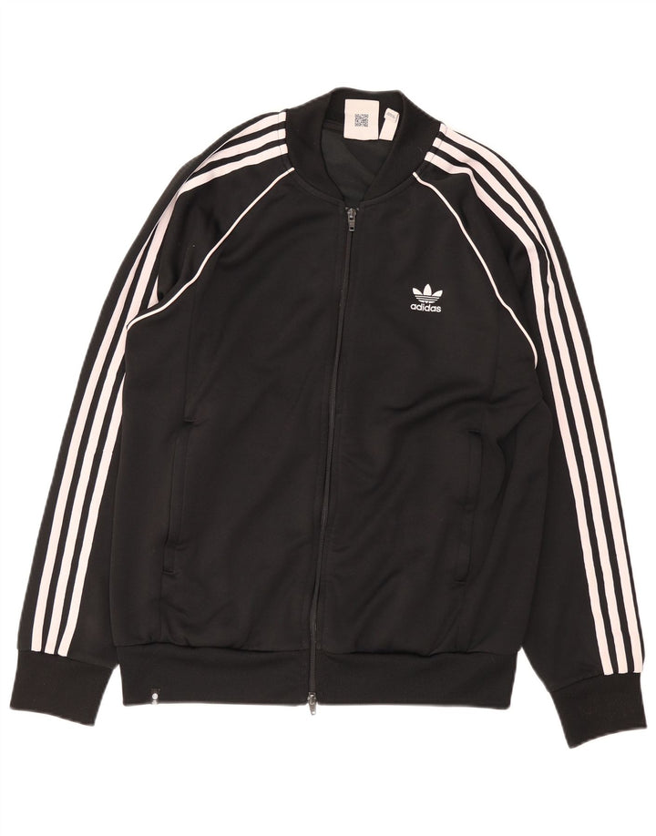 Adidas Veste de survêtement pour homme Large Noir Polyester