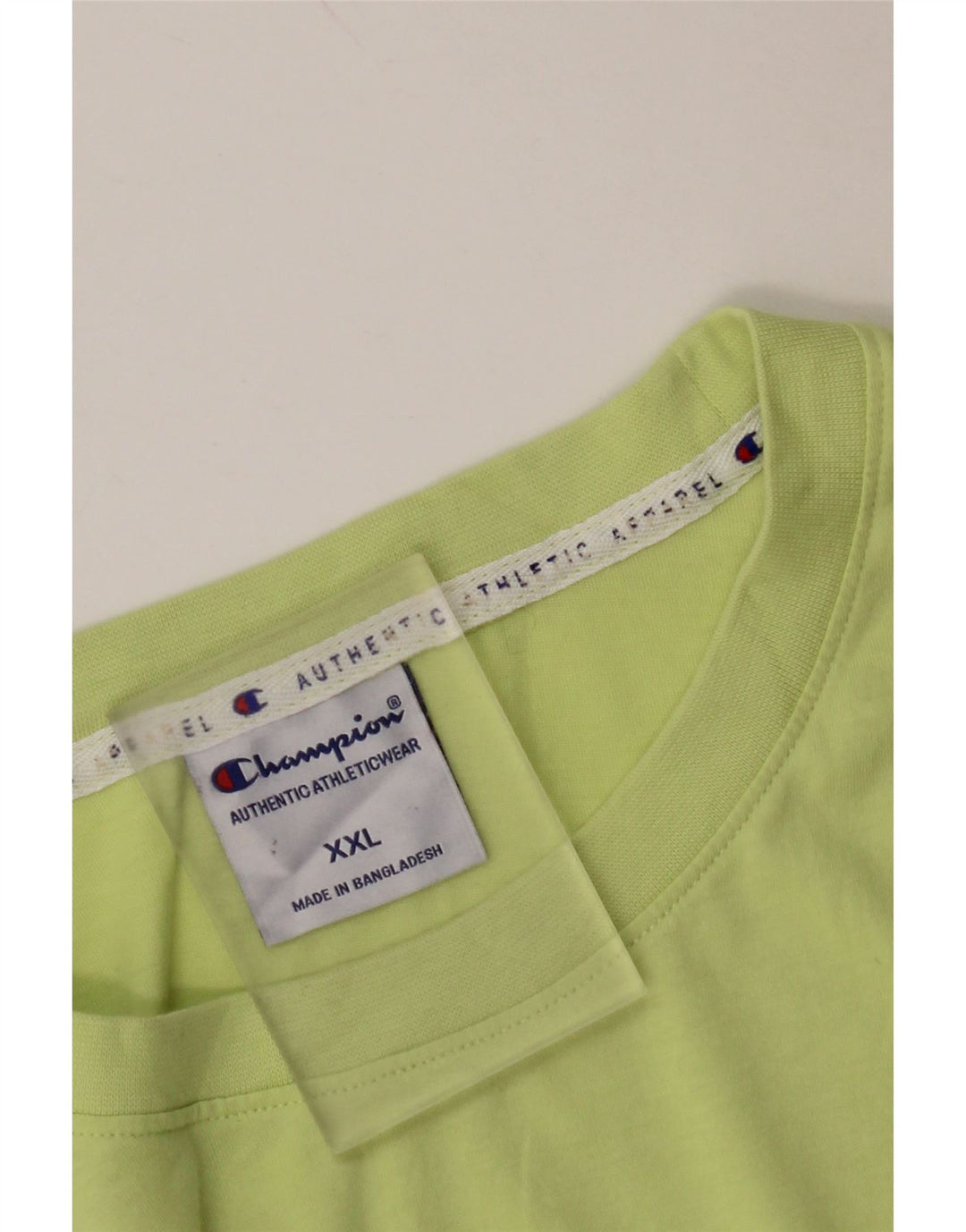 CHAMPION T-Shirt Graphique Homme Top 2XL Vert Coton