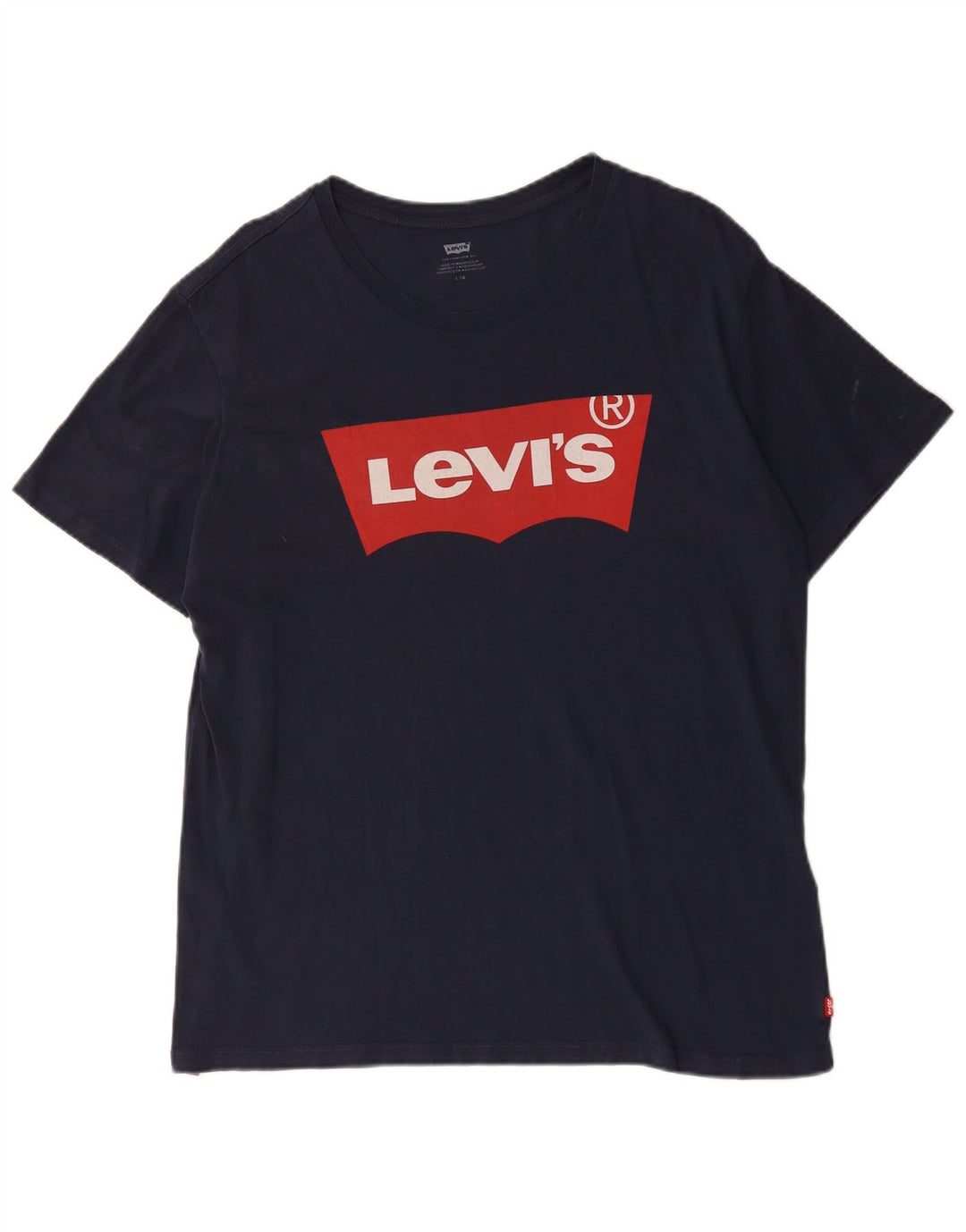 LEVI'S T-Shirt Graphique Homme Grand Bleu Marine Coton