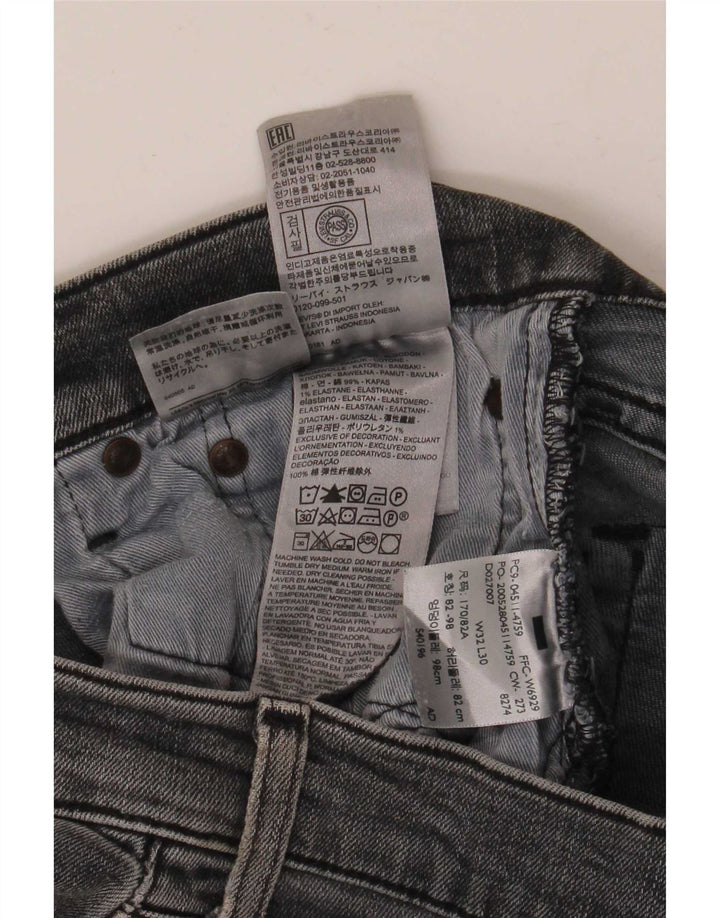 Levi's Jean Slim 511 Homme W32 L30 Gris Coton
