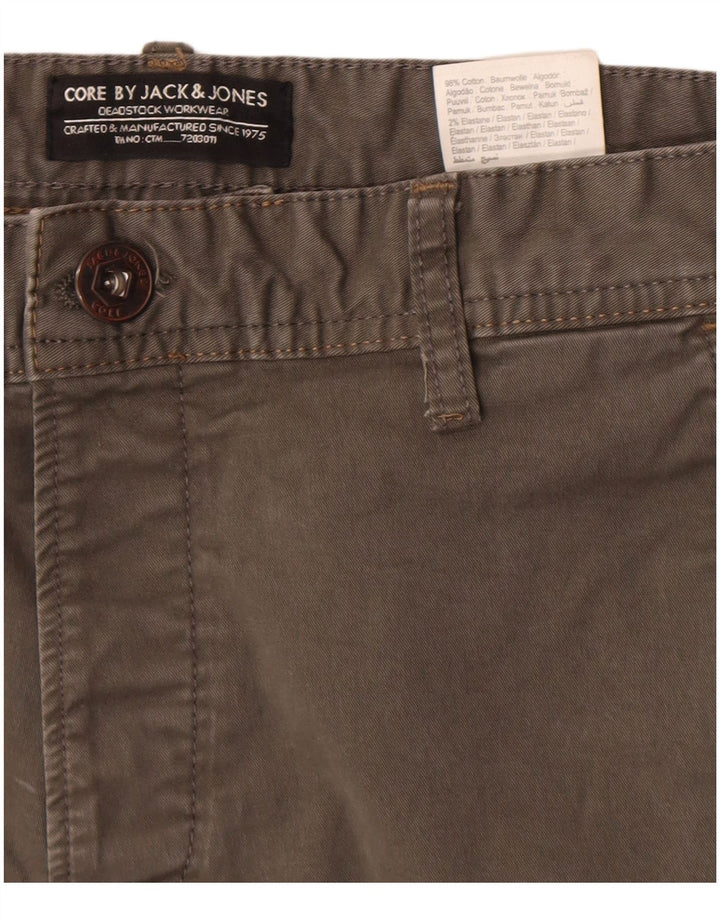Jack & Jones Short Chino Homme W34 Large Vert Coton