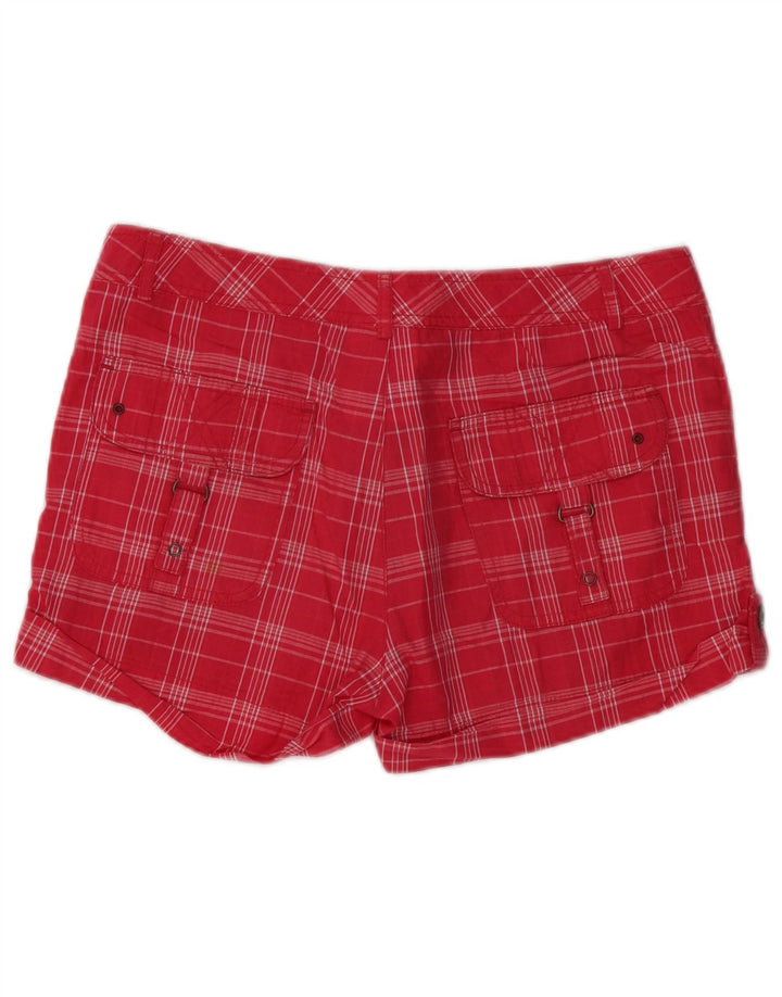 CHAMPION Hot Pants Femme Petit W32 Carreaux Rouges