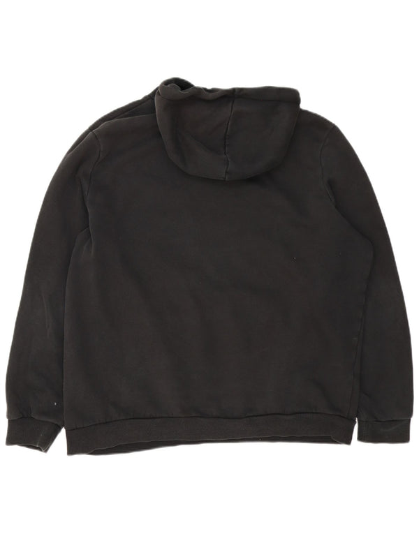 Puma Pull à capuche graphique XL homme noir coton