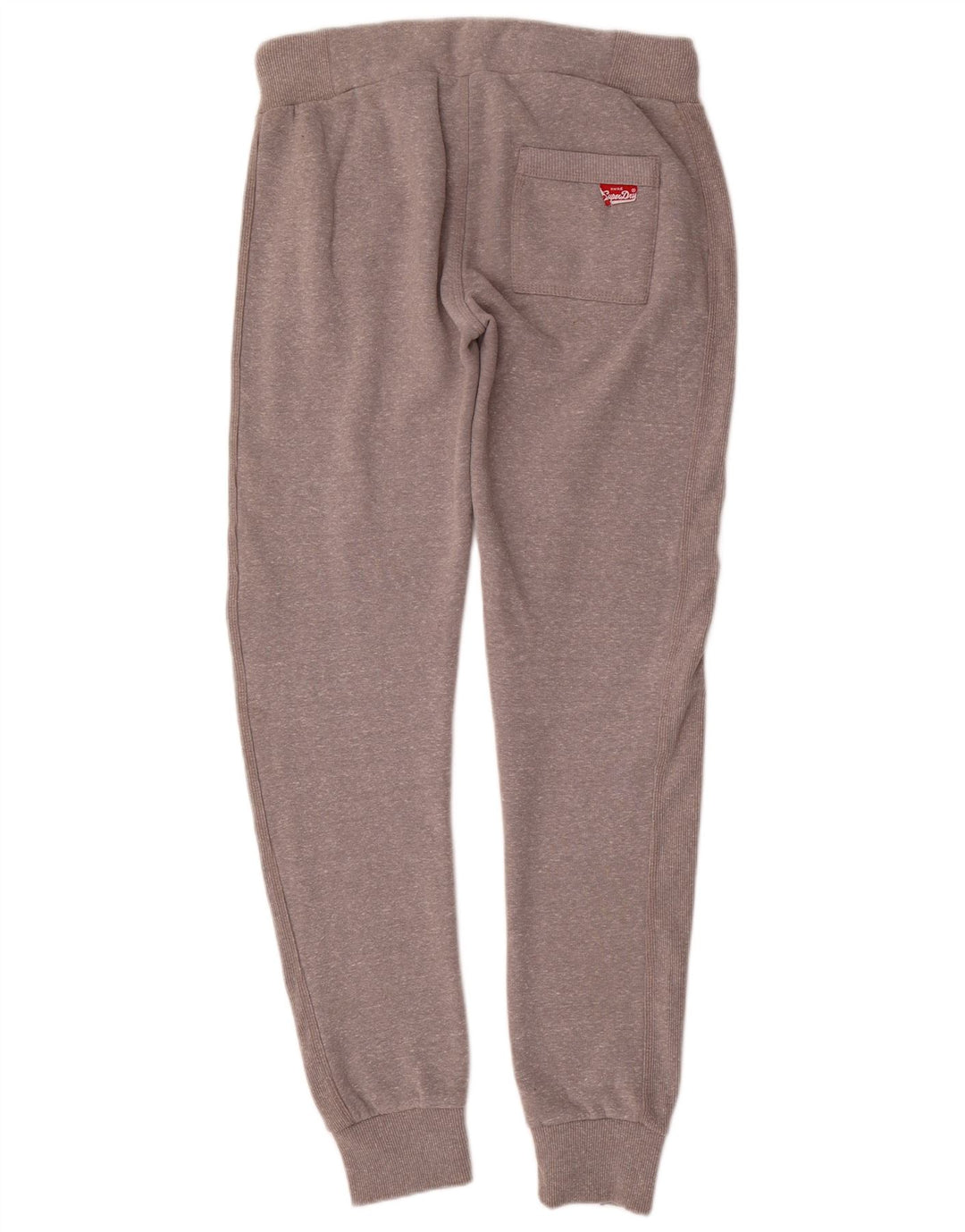 SUPERDRY Pantalon de Survêtement Graphique Homme Joggers Petit Gris Polyester