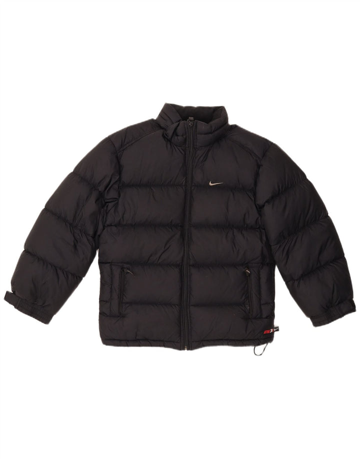 Nike Veste matelassée à capuche pour garçon 11-12 ans Bleu marine moyen Nylon