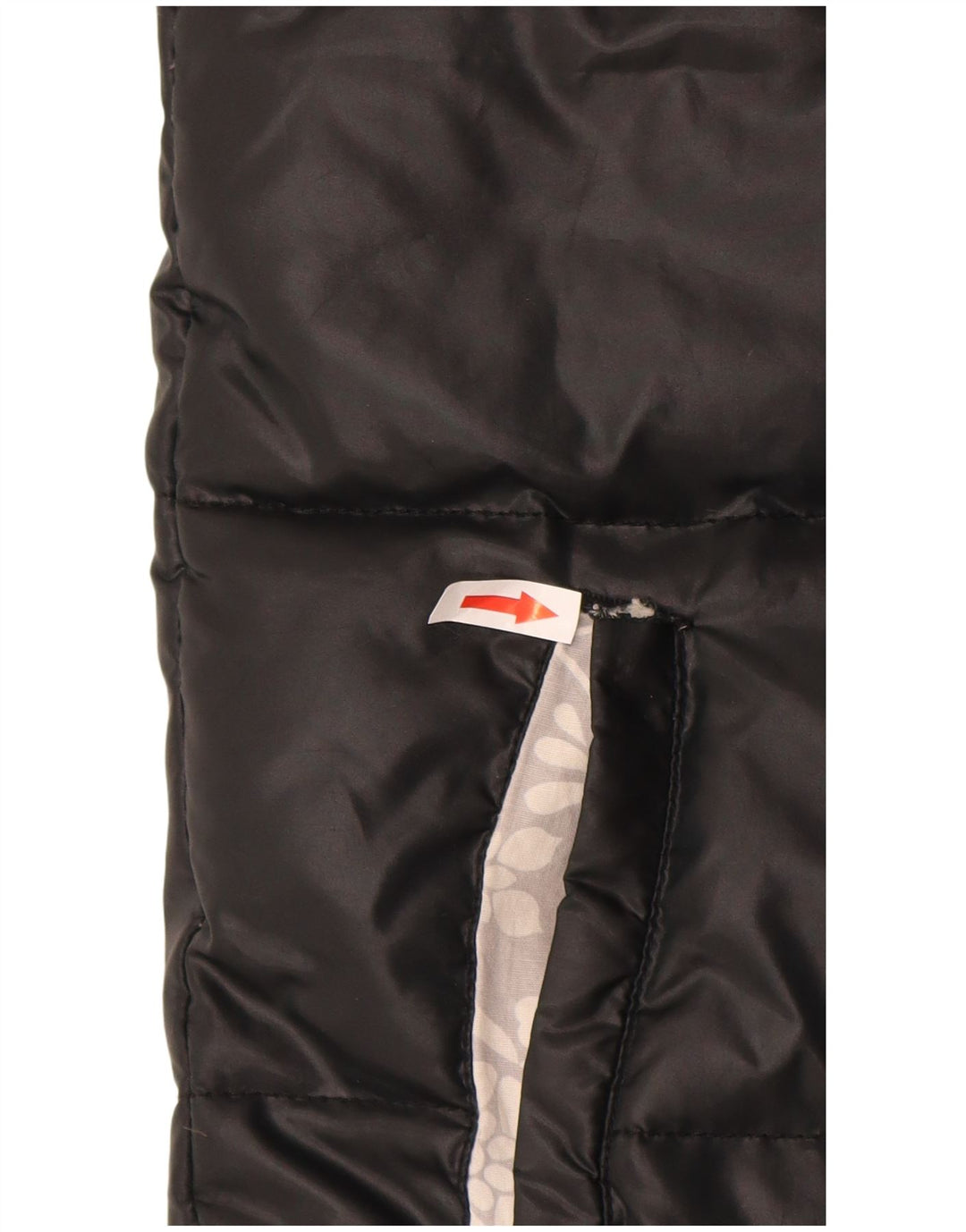 Animal Gilet rembourré surdimensionné pour femme UK 10 Petit Noir Polyester