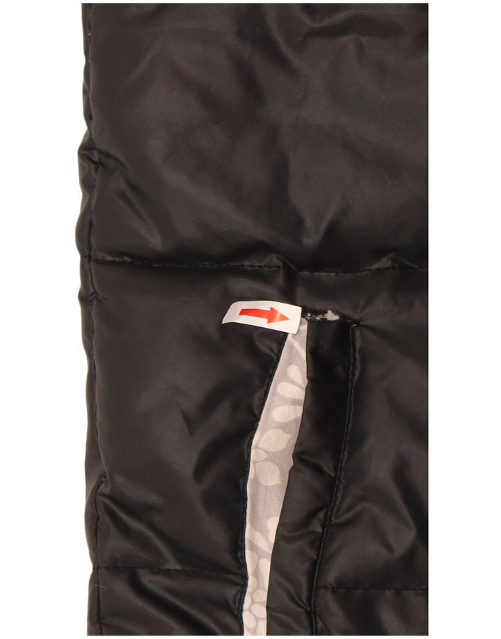 Animal Gilet rembourré surdimensionné pour femme UK 10 Petit Noir Polyester