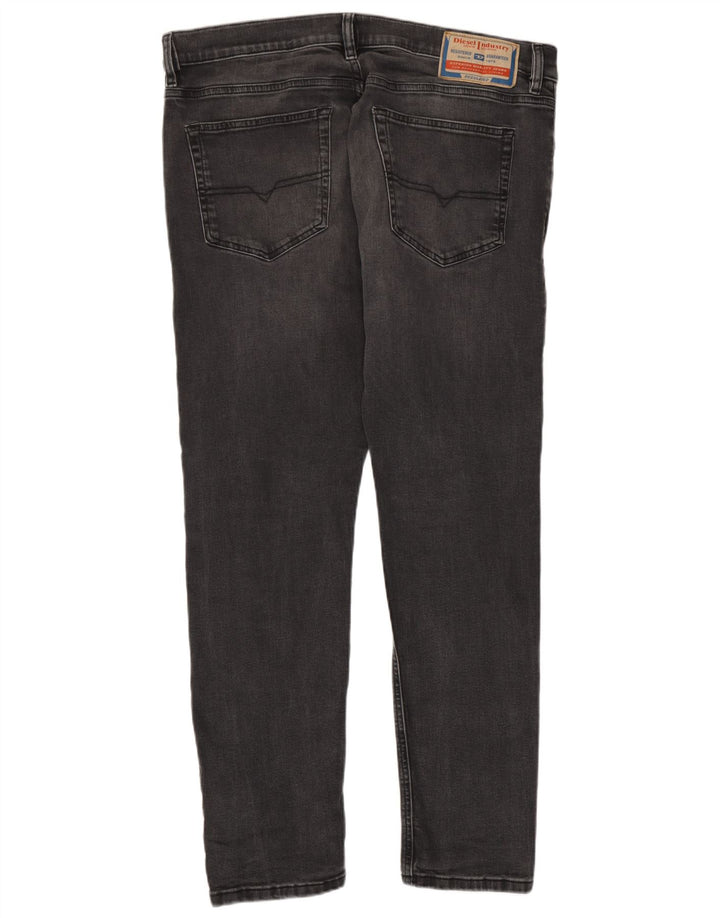 Diesel Jean Slim W34 L30 Homme Gris Coton