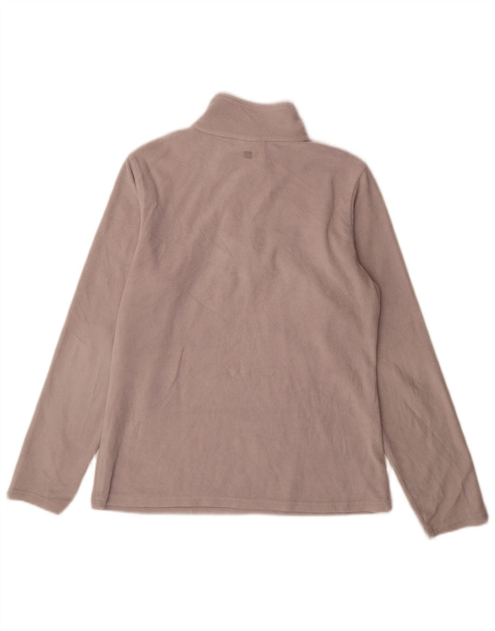 Mountain Warehouse Pull Polaire à Col Zippé Homme Gris Moyen