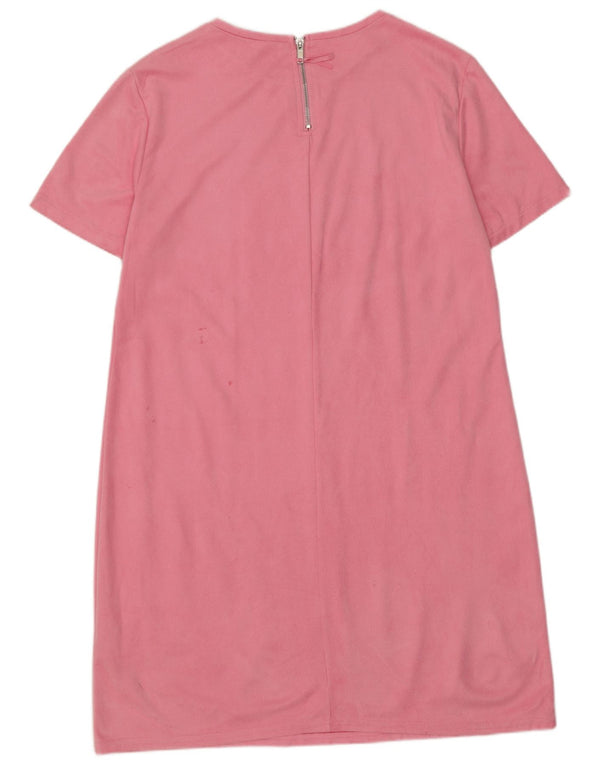 Zara Womens Trafaluc T-Shirt Dress UK 16 Large Rose Polyester