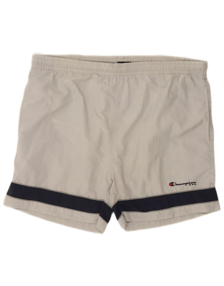 CHAMPION Short de Bain Homme XL Gris Colorblock