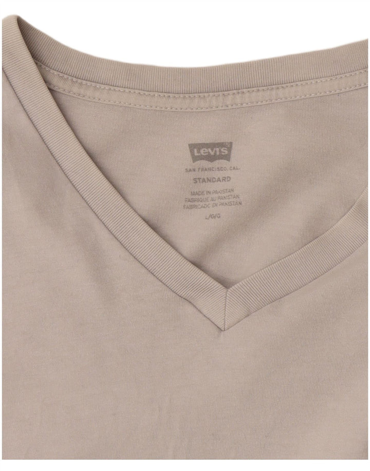 Levi's Tee-Shirt Standard Homme Blanc Large Coton