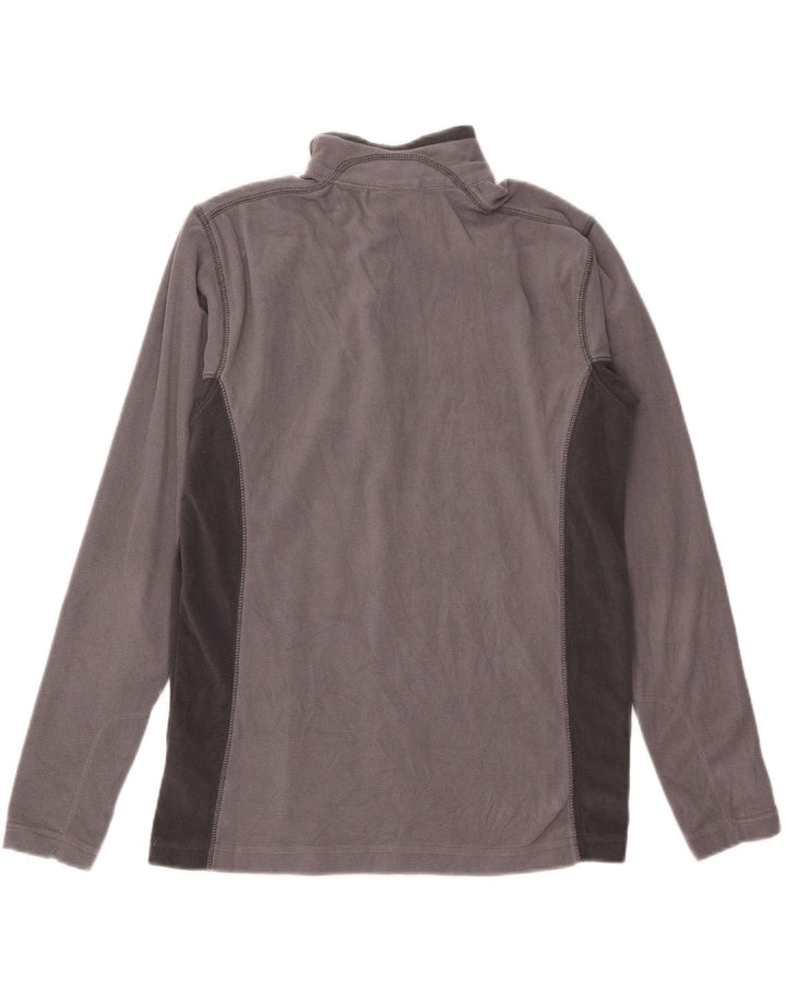 Columbia Pull Polaire à Col Zippé pour Homme Petit Gris Colorblock Polyester