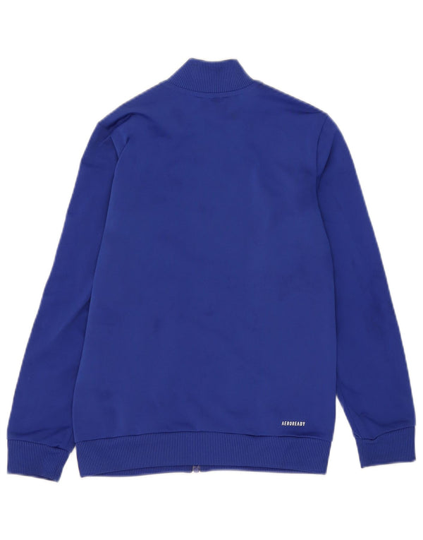 Adidas Veste de Survêtement Aeroready Garçon 9-10 Ans Bleu Colorblock