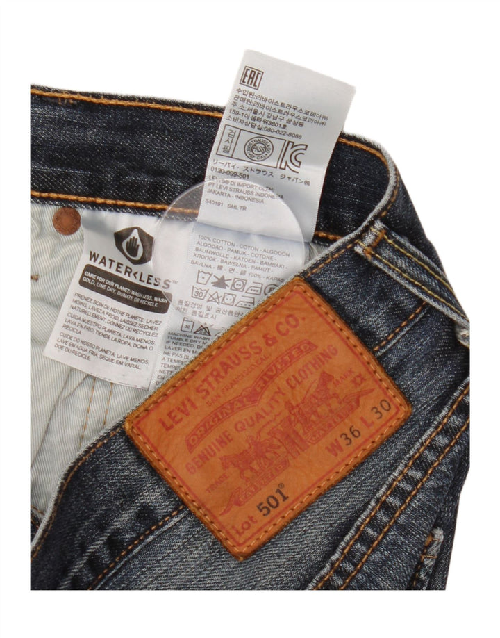 Levi's Jean Droit 501 Homme Bleu W36 L30 Coton