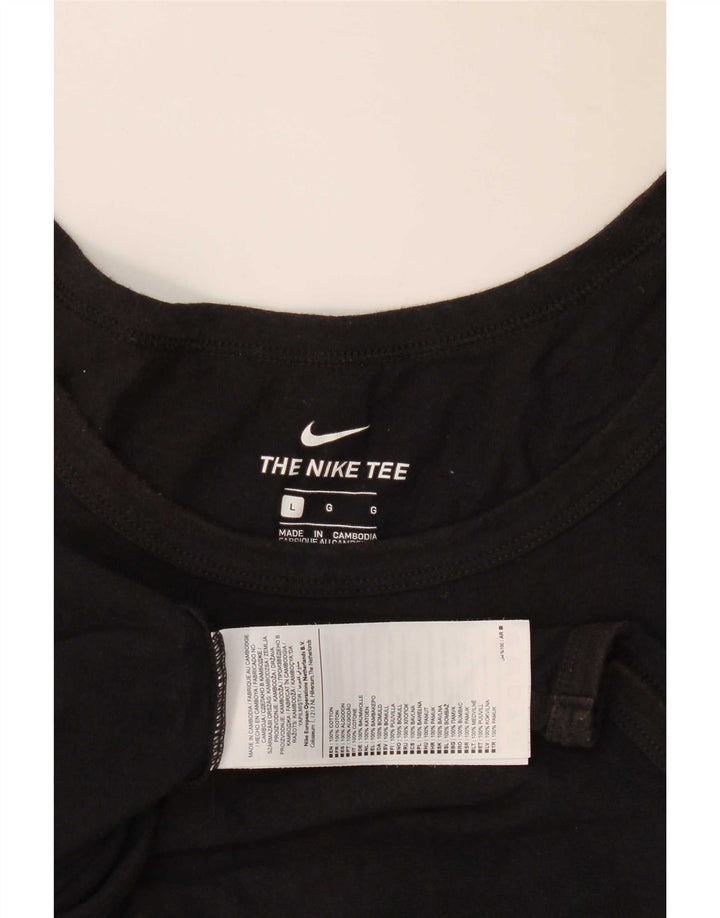 Nike Hommes Débardeur Grand Noir Coton