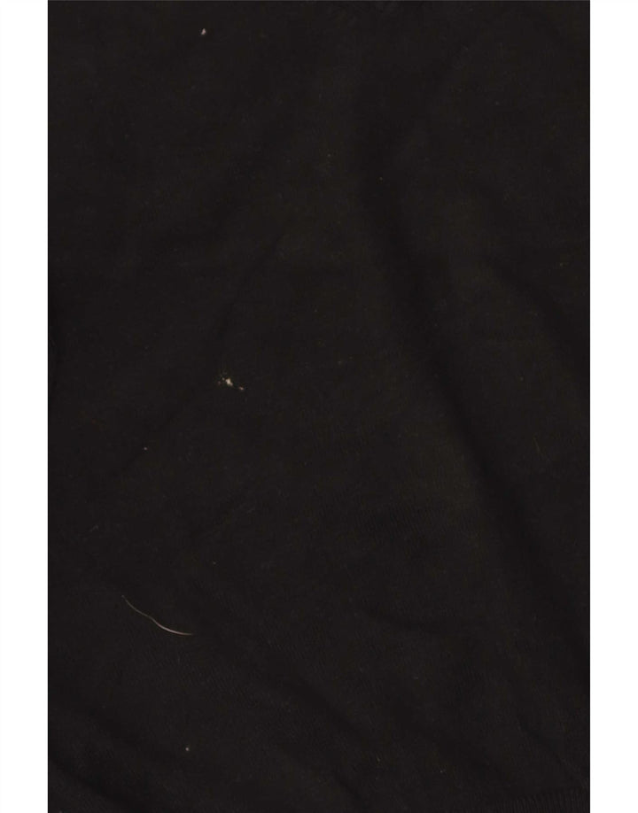 Marks & Spencer Pull col en V pour femme UK 44 Viscose noir moyen