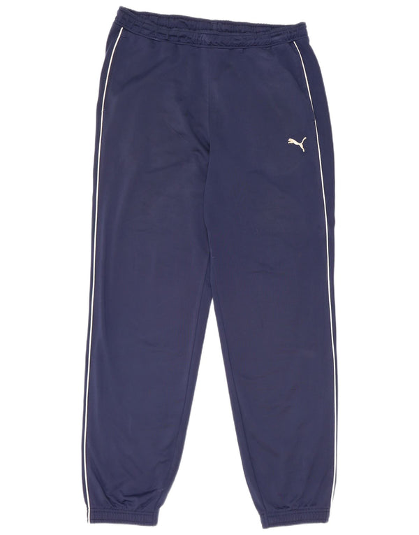 Puma Pantalon de survêtement pour homme Bleu marine Taille L
