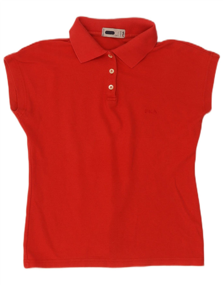 Fila Polo Femme IT 44 Rouge Moyen