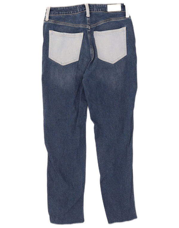 Hollister Jean droit Mom Distressed pour femme US 5 Small W27 L27 Bleu