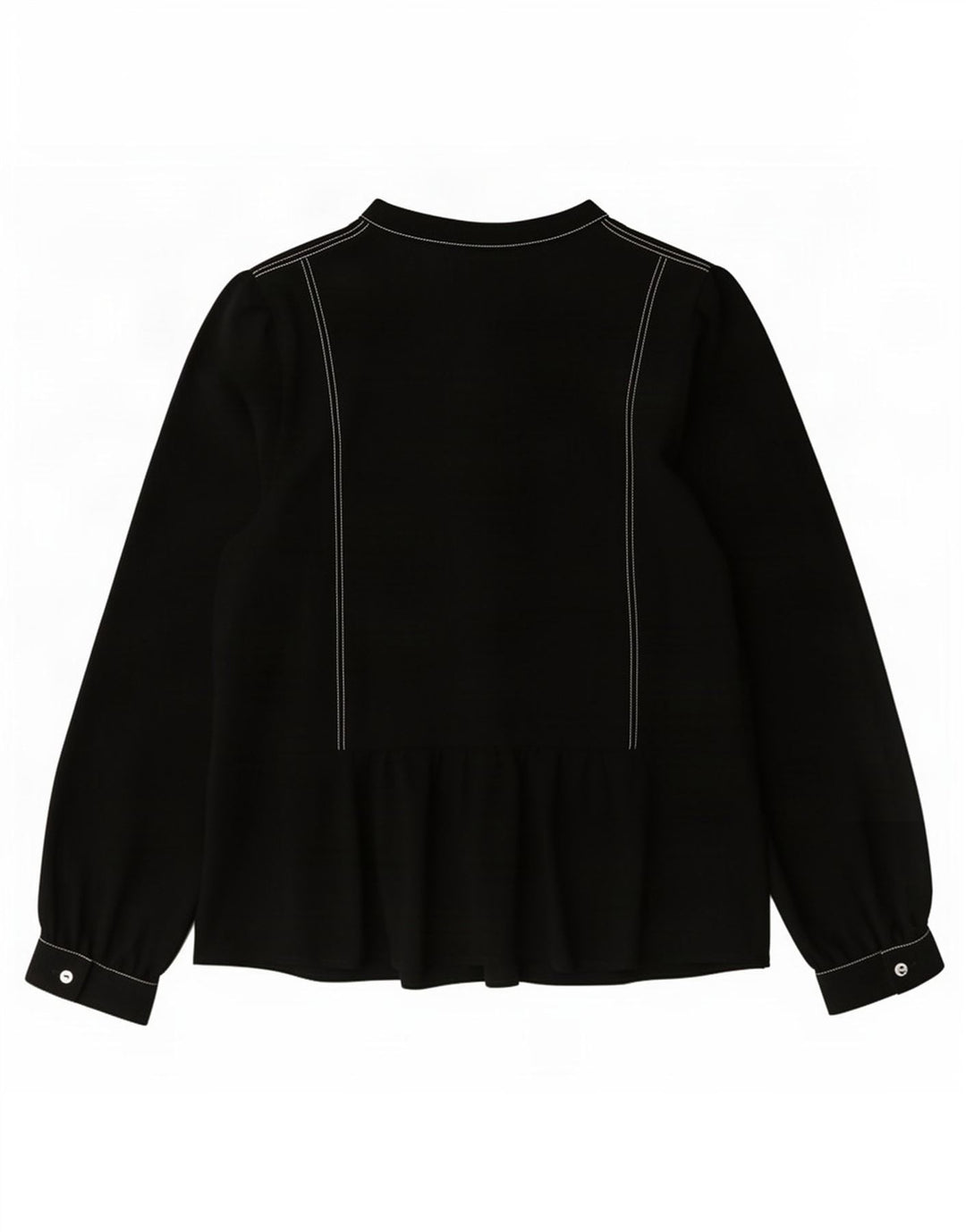 Marks & Spencer Chemisier à manches longues pour femme UK 16 Large Noir Polyester