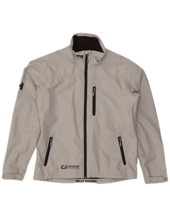 Helly Hansen Veste de pluie graphique pour homme UK 40 Large Gris Polyester