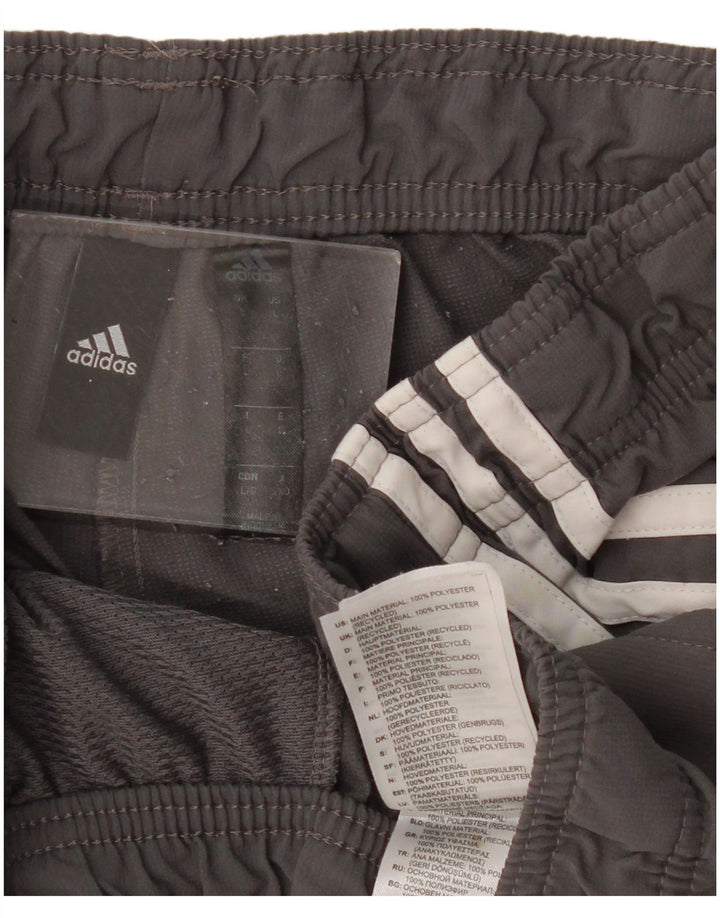 Adidas Short de sport pour homme Large Gris Polyester