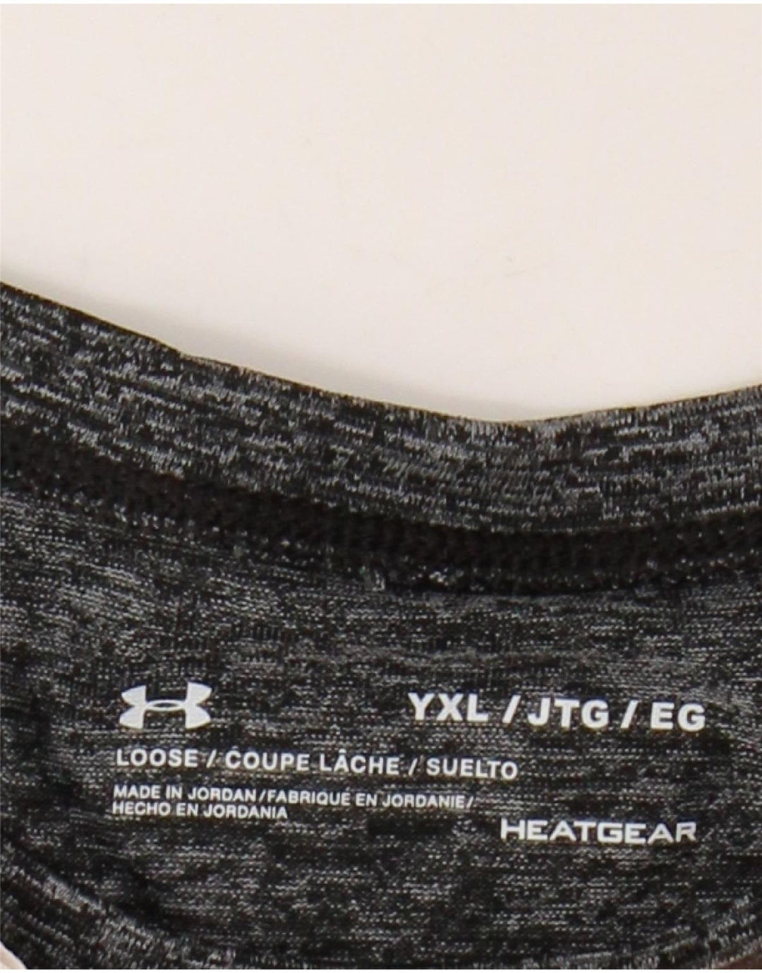 UNDER ARMOUR T-shirt graphique Heat Gear pour fille 13-14 ans XL Gris