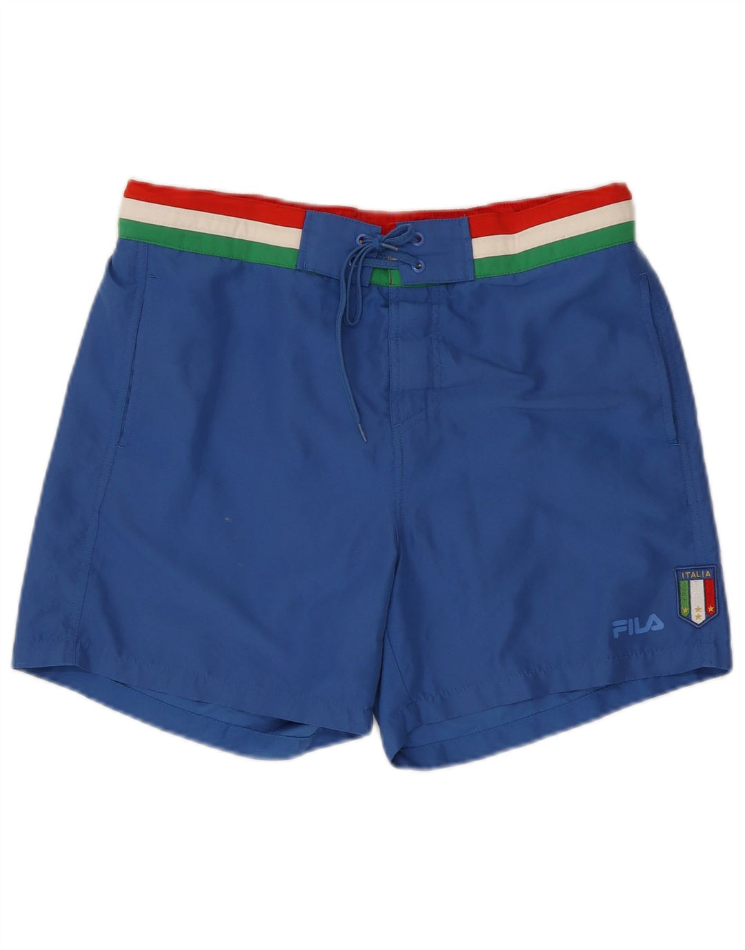 Fila Short de Bain Homme Large Bleu Colorblock Polyester