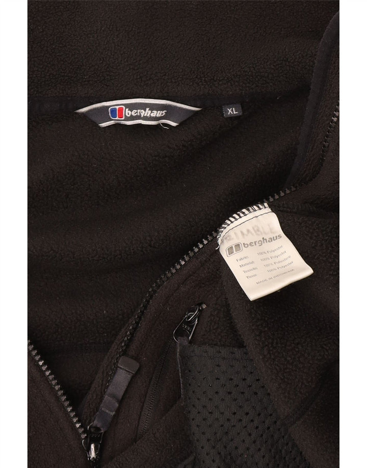 Berghaus Veste polaire surdimensionnée pour femme UK 18 XL Noir Polyester