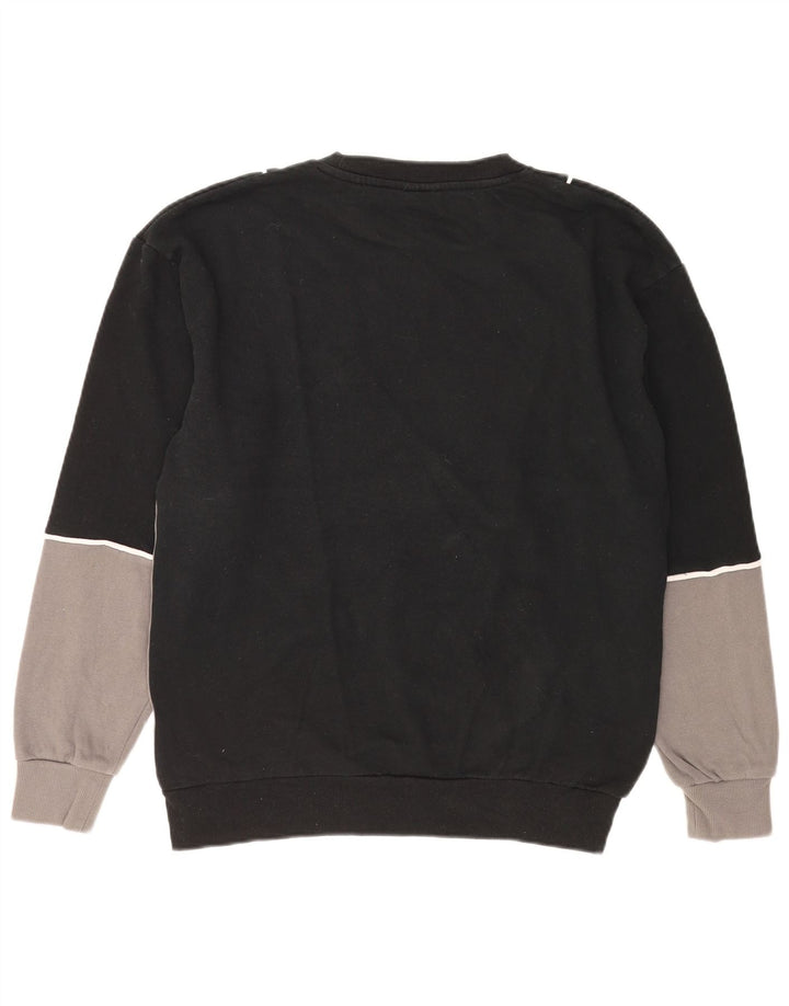 Fila Sweat-Shirt Graphique Homme Noir Moyen Coton Colorblock