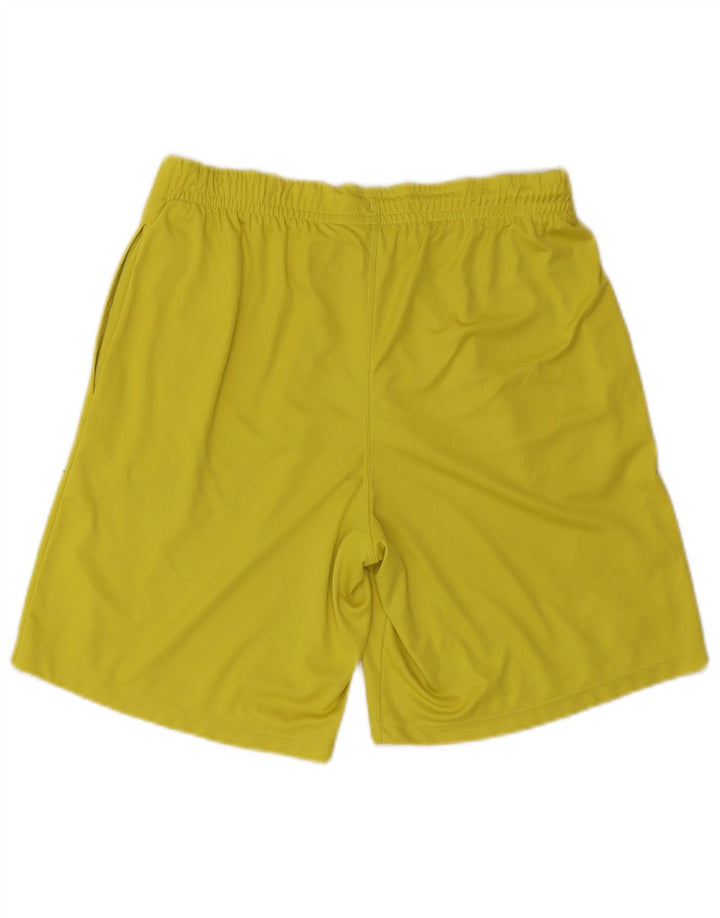 Kappa Short de Sport Graphique Homme Large Jaune Polyester