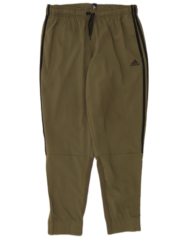 Adidas Pantalon de survêtement pour homme Joggers XL Kaki Polyester