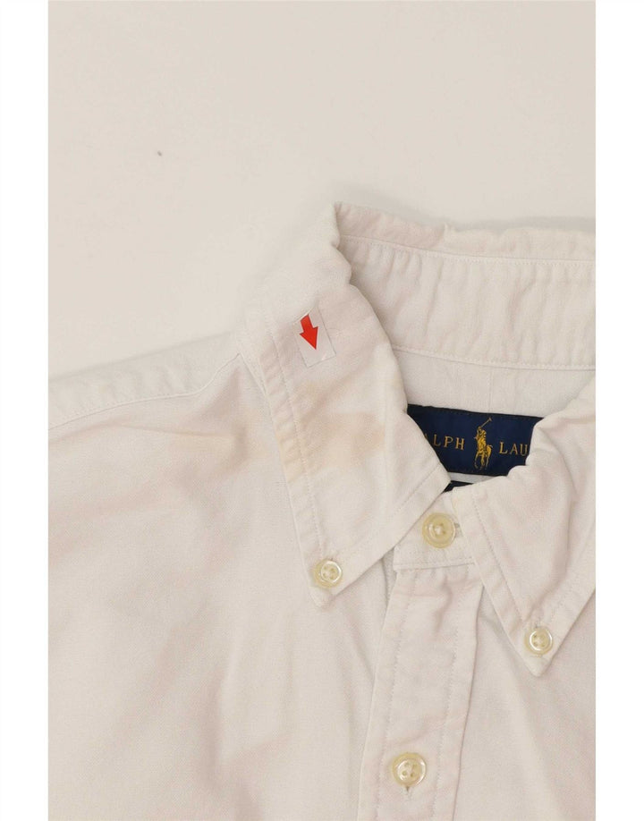 Ralph Lauren Chemise Slim Fit pour hommes Petit coton blanc