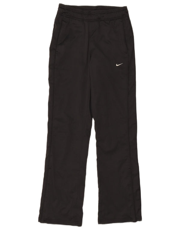 Pantalon de survêtement Nike Dri Fit pour femme UK 6 XS Noir Polyester