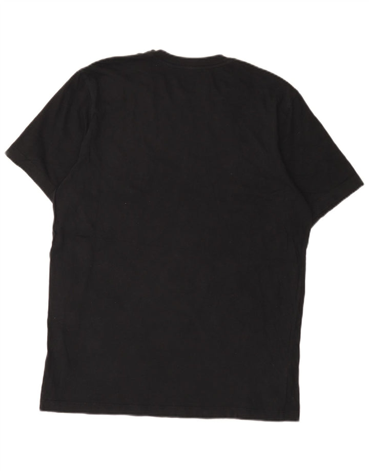 Nike T-Shirt Homme Noir Moyen Coton