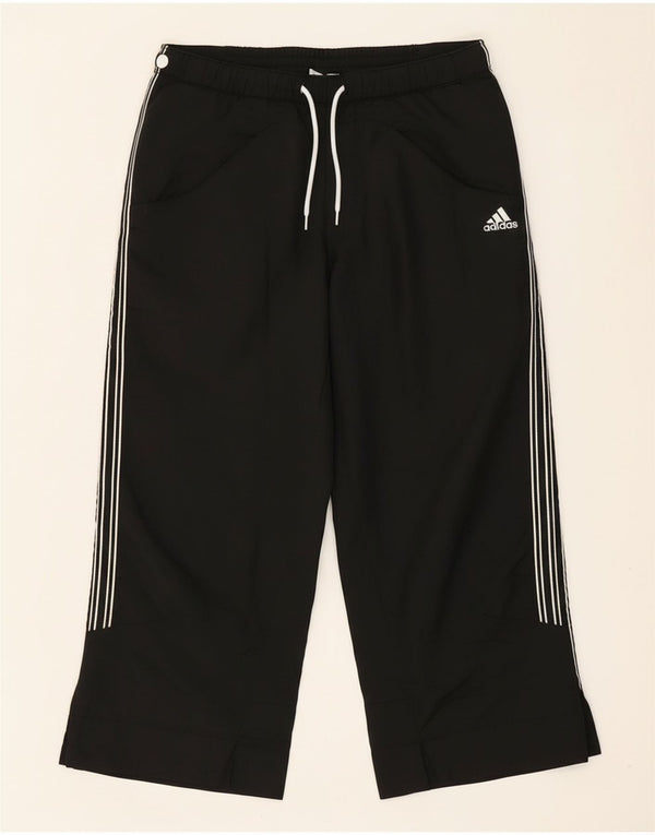 Adidas Pantalon de survêtement Clima Proof Capri pour femme UK 10 Petit Noir