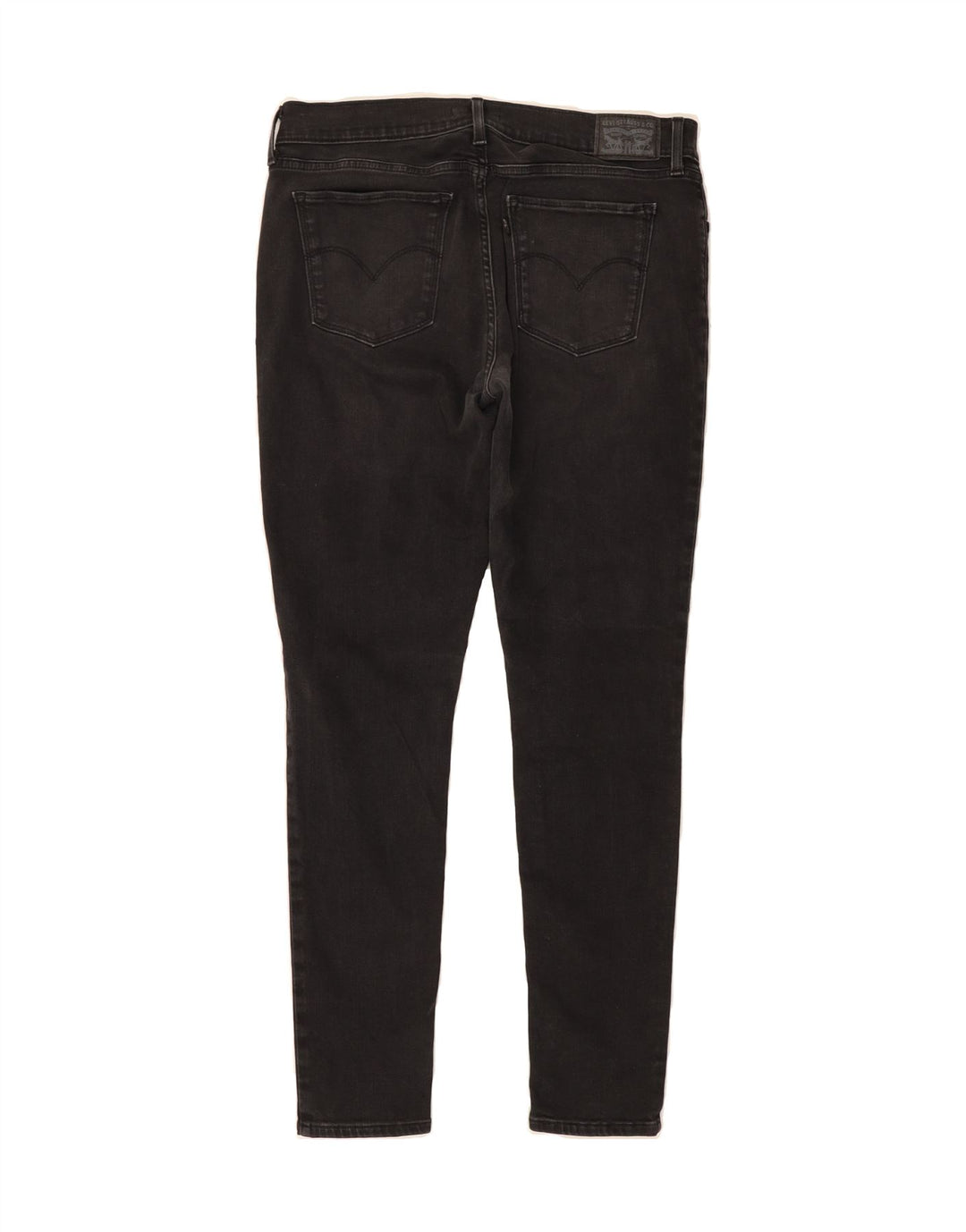 LEVI'S Womens 710 Skinny Jeans W32 L30 Black Cotton Vintage Levi's and Second-Hand Levi's from Messina Hembry 