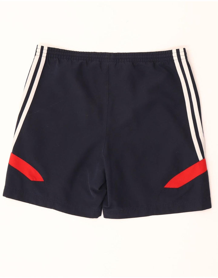 Adidas Short de Sport Garçon 13-14 Ans Bleu Marine Polyester