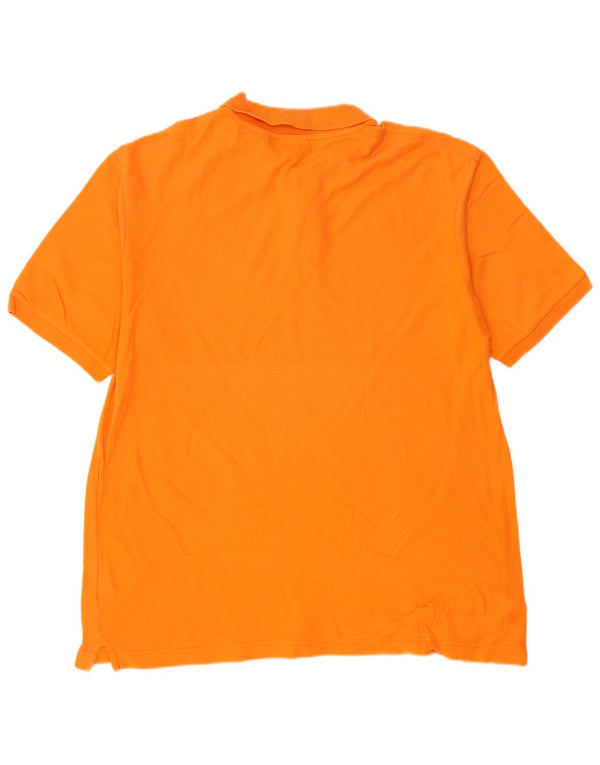FILA Polo Homme XL Orange Coton